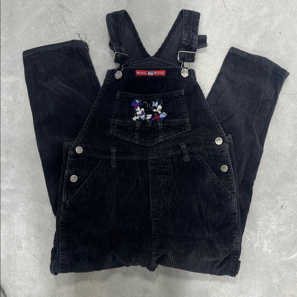 VTG Corduroy Mickey & Minnie Overalls